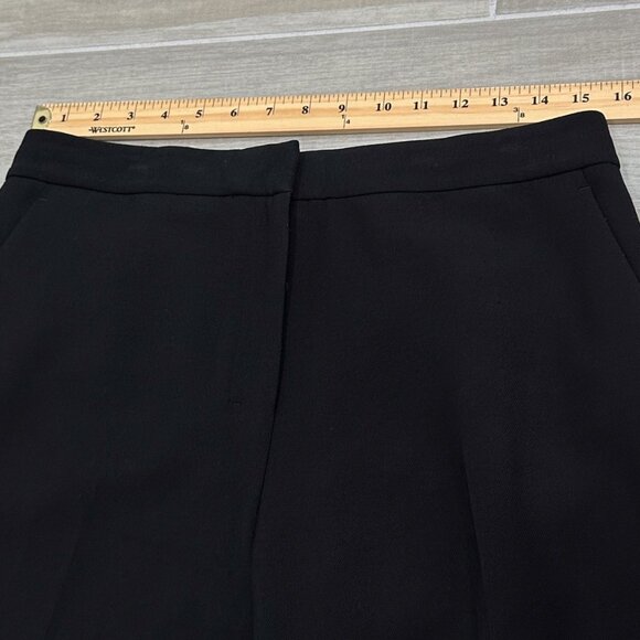 MM Lafleur The Tinsley High Rise Wide Leg Wool Blend Trouser Pants Tuxedo Black - Picture 10 of 16